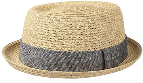 Stetson Robstown Toyo Pork Pie Sonnenhut Sommerhut Strohhut (M (56-57 cm) - Natur)