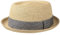 Stetson Robstown Toyo Pork Pie Sonnenhut Sommerhut Strohhut (M (56-57 cm) - Natur)
