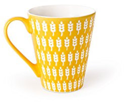 Excelsa Enjoy Taza, Porcelana, Amarillo, 10 x 10 x 8.5 cm