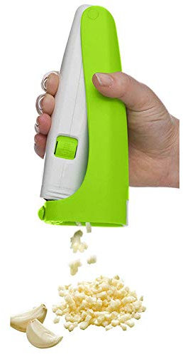 tooloflife Manuelle Knoblauchpresse, Knoblauchschneider Plastik, Garlic Press Knoblauch für Frischen Ingwer und Knoblauch