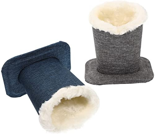 Zerodeko 2 Stück Plüsch Brillenhalter Ständer Für 2 Brillen Mit Weichem Futter – Tisch Brillenständer Für Sonnenbrillen Und Lesebrillen Dekorativer Brillenhalter Für Zuhause Und Büro