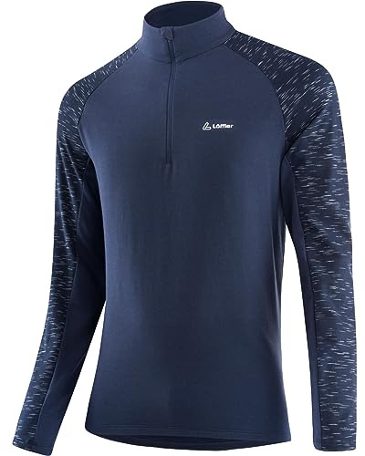 Löffler Herren Starlit Transtex Longsleeve, Dark Blue, 50