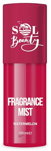 Sol Beauty Spray corpo al profumo di anguria, spray corpo vegano che aiuta la pelle a rimanere idratata e fresca, spray profumato per tutto il corpo 150 ml