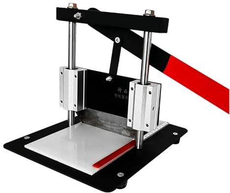 Toplionace Coupe-Colle Hydraulique pour Plastique Rouge, Lame Affûtée à L'eau en Acier Inoxydable 3CR13, Tranchante et Durable, 100mm