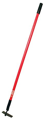 BULLY TOOLS Nursery/Beet Hoe with Fiberglass Handle - Thick 12-Gauge, 6 x 2.5 Steel Head - Ideal Hoe Tool for Gardening Preparation, Uproot, & Soil Prep - Heavy Duty Garden Tool - Made in The USA