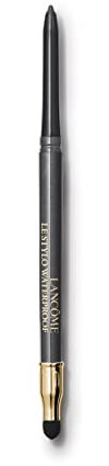 Lancôme Le Stylo Waterproof 01 Noir, wasserfester 2-in-1-Eyeliner für langanhaltende Looks, wischfeste Formel für alle Hauttypen, metallisches Schwarz, 1,2g