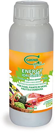ENERGY IDROGRENA 500 ml Biostimolante liquido Concime Fertilizzante fluido