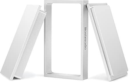 Bosimodo [4X7] Pre Press Mold Solid 6061 Aluminum Flower Pressing Pre-Press Mould (Silvery White 4X7)