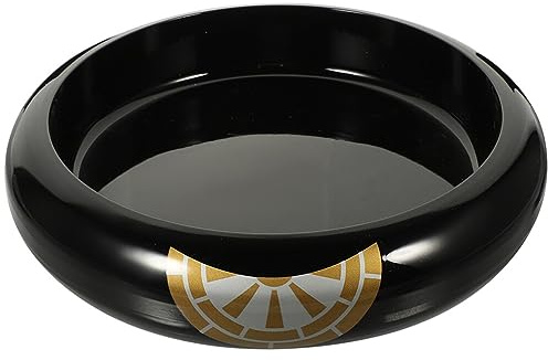 Kichvoe Round Sushi Serving Tray - Sashimi Holder with Ice Plate Design for Sushi, Salmon & More - Large Capacity Platter for Home & Restaurant Use, 13.38 * 13.38 * 2.75inch