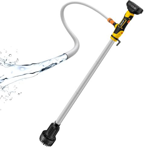 MistyJungle Cordless Stick Transfer Pump, Tool Only Water Transfer Pump Compatible with Makita 18V Max Battery,720GPH, Max Head Heicht 33 FT, Portable Utility Water Pump for Pool,Garden,Pond,Fish Tank