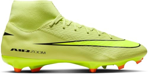 Nike ZM Superfly 10 Acad Fg/MG, Scarpe da Calcio Uomo, Limelight Volt Hyper Crimson, 41 EU