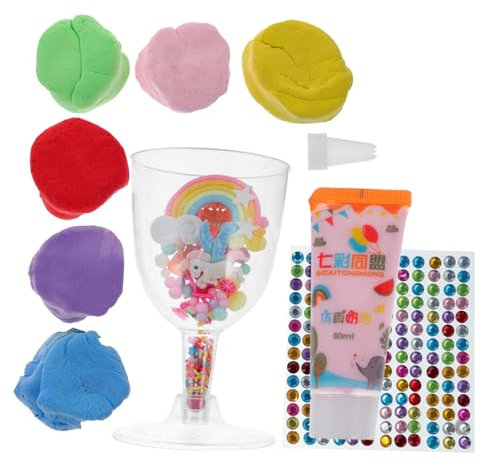 Yardwe 1 Set DIY Material Handgefertigtes Jungen Mädchen DIY Kinderspielzeug Lernspielzeug DIY DIY Bastelwerkzeuge Lustiges Bildhauerwerkzeuge Ton