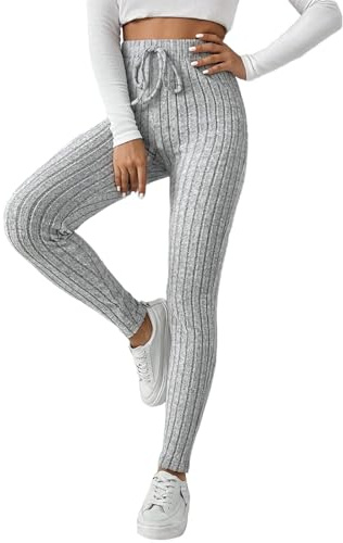 Leggings para mujer de invierno, pantalones de tela suave, cintura alta, pantalones largos para correr, elásticos, ligeros, ajustados, pantalones de ocio, pantalones de punto cómodos, para otoño e