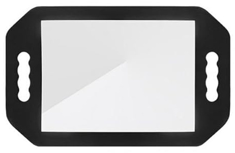 Xelmorant Lightweight Hairdressing Hand-held Mirror – Double‑Handle Barber Mirror for Barbers & Salons, Ideal for Back‑of‑Head Styling