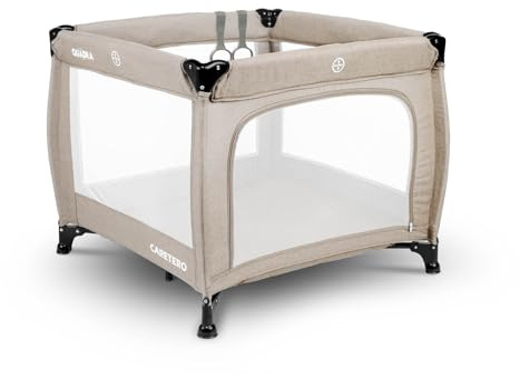 Caretero Quadra, Tragbar Laufgitter, braun