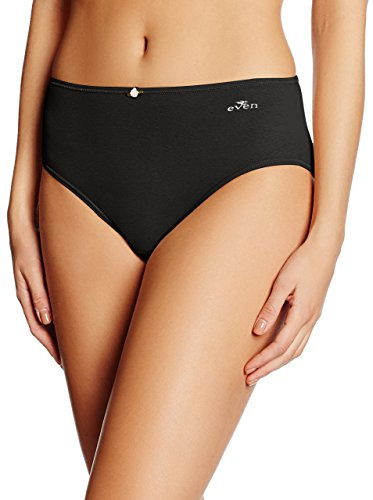 EVEN 4295/Pack 6, Braguitas para Mujer, Negro (Black), X-Large