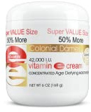 Colonial Dames Concentrated Vitamin E Moisturizing Cream 42,000 I.U. for Hydrating & Moisturizing Chapped Dry Skin & Fine Lines.
