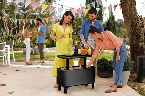 Keter Bevy Bar Outdoor Cocktail Table - 60 Litres