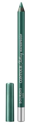 Bourjois Paris Contour Clubbing Bleistift Augen wasserdicht, gleitende und weiche Textur, Formel mit Jojobaölen, Nr. 50 Kohl Loving Green, 1,2 g