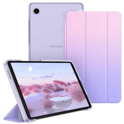 Fintie Hülle für Samsung Galaxy Tab A11 8,7 2025/ Tab A9 8.7 Zoll Tablet, Ultra Dünn Schutzhülle mit Transparenter Rückseite, Fantasy Ombre