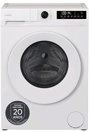 Candy Pro Wash&Dry 300 GWD 4968-S, Lavasecadora, 9KG + 6KG, 1400RPM, Pantalla Táctil + Rosca, Motor Inverter Speed Drive, 16 Ciclos, Función Vapor, Inicio Diferido 24H, Bloqueo Infantil, Blanco