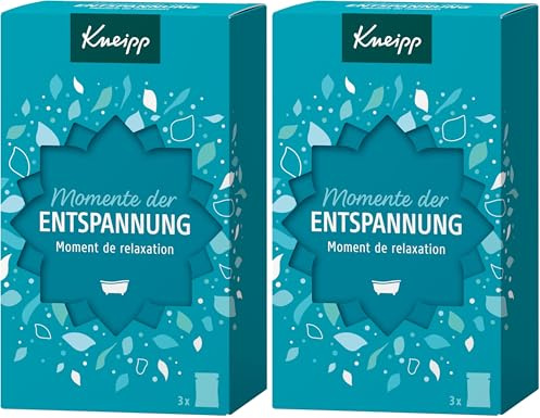 Kneipp Geschenkset Entspannungsmomente - Badekristalle Tiefenentspannung, Entspannung pur & goodbye Stress - Kleine Aufmerksamkeit & (Packung mit 2)