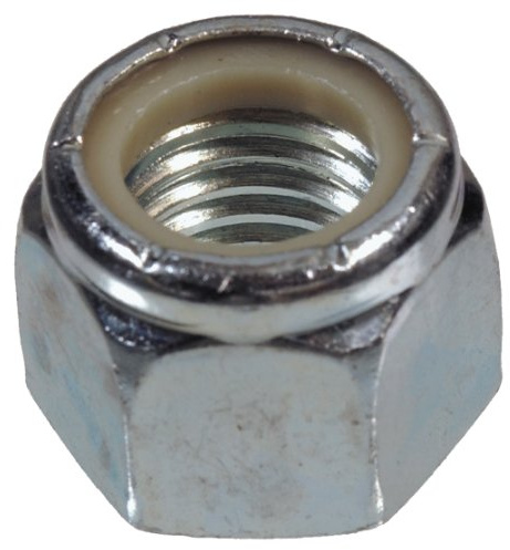 Hillman 180174 Nylon Insert Lock Nut, 1-Inch by 8-Inch, 10-Pack