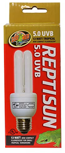 Zoo Med ReptiSun 5.0 Mini Compact Fluorescent Lamp 13 Watts