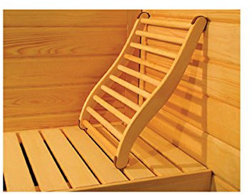 Harvia France Sauna - Dossier Confort Sauna - SN-AC-DOSS - Support pour Dos en Bois Ergonomique pour Sauna à Vapeur - 38 x 62 x 7 cm