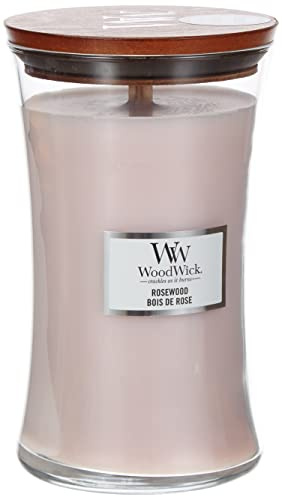 Woodwick Candle, Light Pink, Large