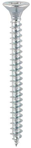 TIMCO - Vite per legno Solo - 3,0 x 25 - Zincato - Scatola da 200