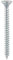TIMCO Solo Chipboard & Woodscrews - PZ - Double Countersunk 3.0 x 25 - Zinc - Box of 200