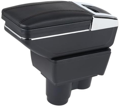 Car Center Console Armrest Replacement for Renault Dacia Duster 2 3 2018 2019 2020 2021 2022 2023 Leather Armrests Storage Box