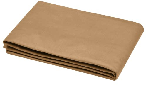 Lovely Casa - Copripiumino – Dimensioni 240 x 220 cm – 100% cotone certificato Oeko-Tex – Colore Curry – Modello Eden – Biancheria da letto per la casa – Ideale per letto matrimoniale queen o standard