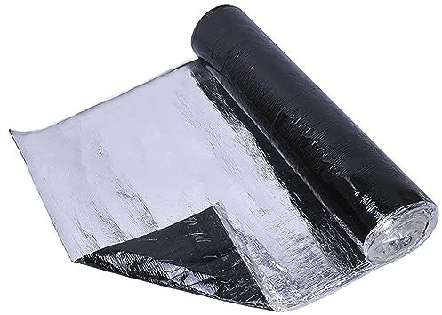 ZHUOZ1T bitumen-band, självhäftande tätningstejp, UV-resistent skyddsfilm, självhäftande takpapp, takplattor, för platt tak, trädgårdshustak, metall takpanel, carport (0,2 x 1 m)