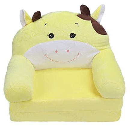 Cartoon-Faltbares Kindersofa - 2-in-1 Klappcouch Mit Rückenlehne, Niedliches Plüsch-Lazy-Sofa für Wohnzimmer (2 Ebenen)