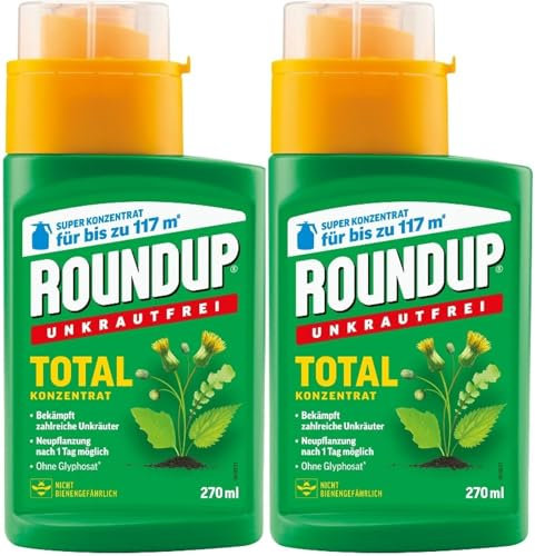2 X 270ml Roundup®Unkrautfrei Total Konzentrat