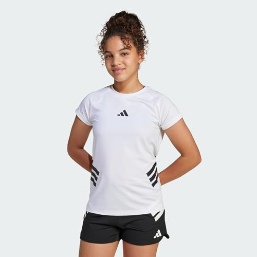 adidas Niñas All Sports NXT T-Shirt, White/Black, 14-15 Years
