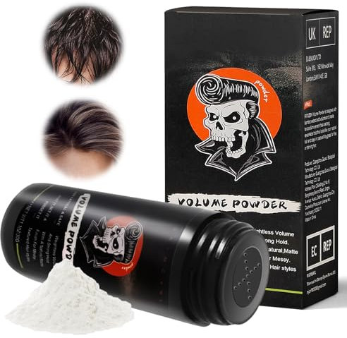 30g Haarpuder Haarstyling-Puder,Haarpuder mit matt Effekt für Frauen & Männer,bequem Haarstyling-Puder,Styling Puder Matt-Look,griffigeres Haar,ein mattes Finish