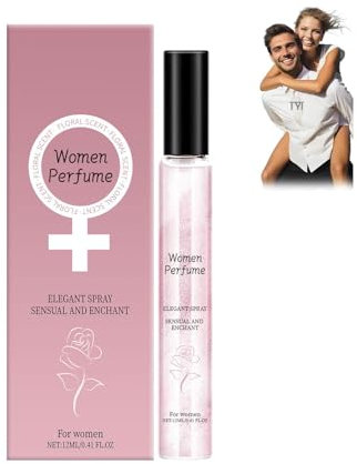 Perfume de feromonas para mujer para atraer a los hombres, perfume floral ligero con aroma a rosa del desierto, perfume femenino con feromonas