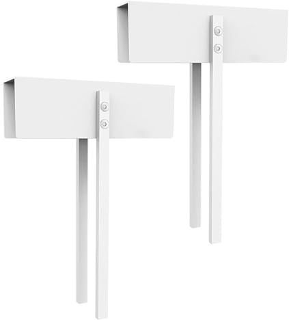 ARTIBETTER Lot de 2 Verrous de Porte Pliants en Métal Inoxydable Verrou de Sécurité Réglable pour Portes Pliantes à Deux Vantaux Compact et Portable pour Sécuriser Placards et Armoires