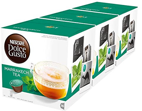 NESCAFÉ Nescafe Dolce Gusto Marrakesh Style Tea , 16 Unité (Lot De 3)