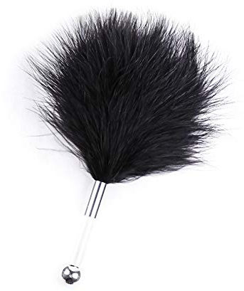 Roluck Federkitzler Feder Flirten für Paar Männer Frauen Federpuschel Feather Stick für Rücken Brust Hintern Fuß Sexspiel Sexspielzeug