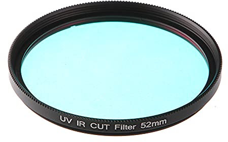 UV-skyddsfilter optiskt glas UV-IR CUT filter 52 mm 58 mm infrarött pass röntgen IR UV-filter kamera UV-filter (storlek: 49 mm)