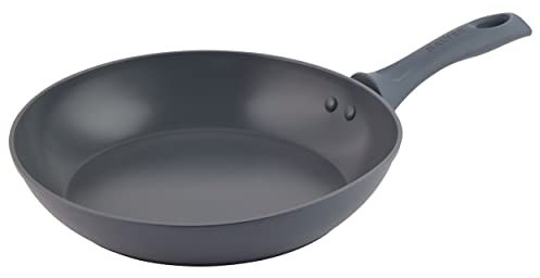 Salter BW12259EU7 Marino 28cm Frying Pan – Non-Stick Large Cookware, Induction Suitable, PFOA-Free Forged Aluminium, Use Little/No Oil, Omelette/Pancake Healthy Cooking, Soft-Touch Handle