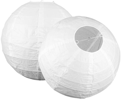 SEWOART Papier-Lampenschirme 40 cm für Deckenlampe Lampenschirm für Schlafzimmer Wohnzimmer Dekoration