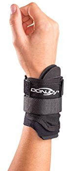 DonJoy Wrist Wraps Support Brace, Single Diection Range Limiter, Ideal for Sports and Work Related Injury Prevention - Large