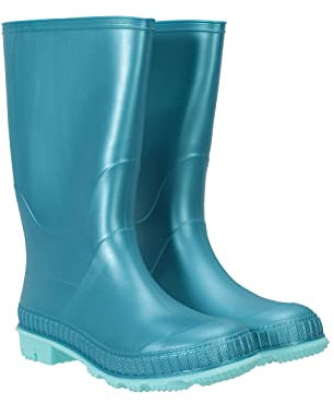 Mountain Warehouse Plain Kids Waterproof Wellies Light Te 9