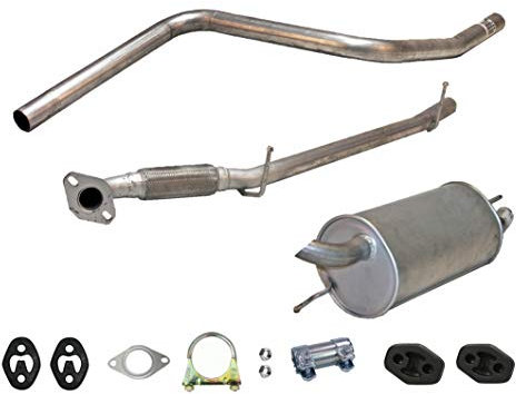 Ferroz Export Ersatz für Komplette Auspuffanlage ab Kat Ford Fiesta V 1.25, 1.3, 1.4 16V Mazda 2 1.25 1.4