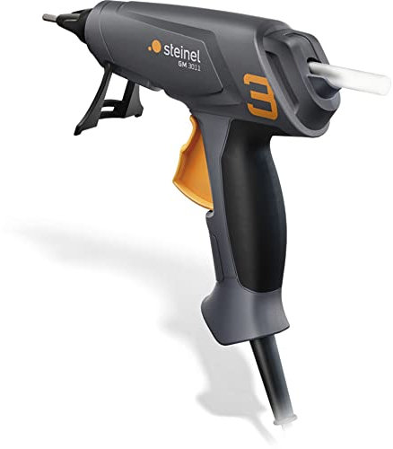 Pistola incollatrice Steinel GlueMatic 3011, incl. stick di colla ø11 mm, ugello sostituibile, ideale per riparazioni e lavori manuali